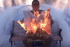 © Jamie Budge, all rights reserved.
BAD NEWS REALLY GETS THIS PEACEFUL BUSINESSMAN SMOKING OUT HIS EARS AND SPONTANEOUSLY COMBUSTING.    No Rights Implied by possession of this image.     Contact:
Jamie Budge (310) 453-4808  jamiebudge@windskate.com