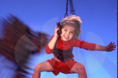 CELL PHONE KIDE ON SWING © Jamie Budge, all rights reserved.
