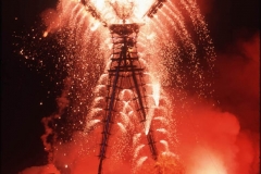 © Jamie Budge, All Rights Reserved.
BURNING MAN ERUPTS INTO FIREWORKS DISPLAY. 
NO RIGHTS Implied by posession of this CD.  Contact:
jamiebudge@windskate.com    (310) 453-4808